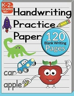 Independently Published Handwriting Practice Paper: Kindergarten, 1St Grade, And 2Nd Grade Writing Paper Book - 7/8" Lines - 120 Pages - 8.5X11 In ürün görseli 1
