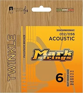Mark Strings Twinkle Phosphor Bronze 12-56 Akustik Gitar Teli ürün görseli 1