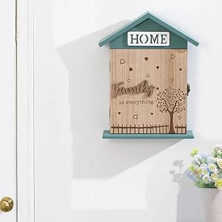 Porsima 2073 Duvara Montajlı Dekoratif Anahtarlık Dolabı - Duvar Askılı Anahtar Saklama Kabini 17X27,5Cm ürün görseli 1
