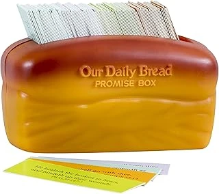 Dayspring Kutsal Yazı Kartları Ile Günlük Ekmek Söz Kutumuz, 10,16 Cm X 5,08 Cm, Kahverengi - T9651 ürün görseli 1
