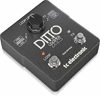 Tc Electronic Ditto X2 Looper Sezgisel Loop Pedal, Özel Durdurma Düğmesi Döngü Efektleri Ile ürün görseli 1