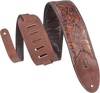 Levy'S Leathers 7.62 Cm Genişliğinde, Köpük Dolgulu Giysi Derisi Arka Yüzeyli Deri Gitar Askısı ürün görseli 1