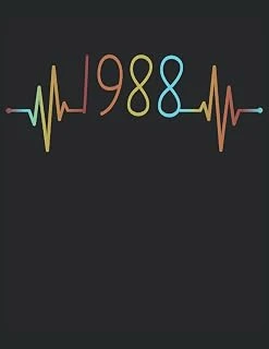 101 Mandalas - Malbuch Ekg Herzschlag Jahrgang 1988 Baujahr Heartbeat: Lustiges Herzlinie Geburtstags Geschenk - A4 (8,5X11) - 101 ... - Entspannen - Anti Stress - Zum Ausmalen ürün görseli 1