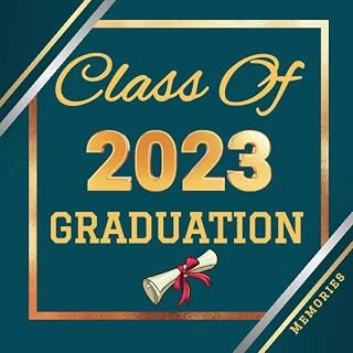 Independently Published Class Of 2023 Memories: Unique Classmate Senior Year Graduation Messages - Journal Keepsake Year Book - Personalized Graduation Gifts For Girls & Boys - Cute Alternative Greet ürün görseli 1