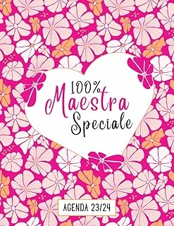 Agenda Maestra 2023 2024 - 100% Maestra Speciale: Regalino Maestre Fine Anno, 1 Settimana Su 2 Pagine,Diario Scuola 2023 2024 ürün görseli 1