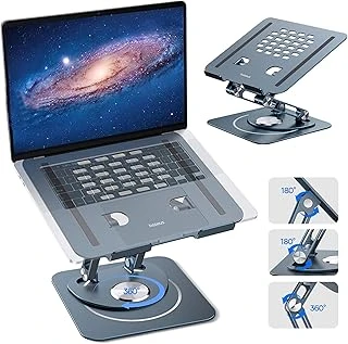 Ayarlanabilir Dizüstü Bilgisayar Standı, 360 Derece Dönebilen Ayarlanabilir Dizüstü Bilgisayar Standı (Üç Katlı Versiyon) Macbook Air Pro, Xps, Vb. Için Ergonomik Katlanabilir Stand ürün görseli 1