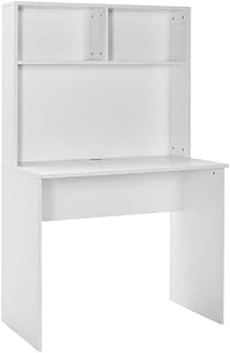 White Raflı Çalışma Masası-Mat Beyaz 90X148X52 Cm (Gxyxd) ürün görseli 1