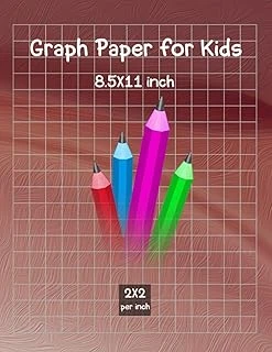 Independently Published Graph Paper For Kids: Graph Paper For Math And Science ürün görseli 1