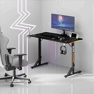 Ergogaming Nova Profesyonel Rgb Masası 112X60 Siyah, Rgb Aydınlatmalı, Karbon Fiber Yüzey ürün görseli 1
