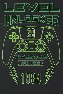 Level 39 Th Unlocked Awesome Since: 39 Th January Birthday Gifts | Motivational Quotes | Happy Birthday | January Birthdays| Personalized Birthday Book| Personalized Birthday Gifts For Lovers ürün görseli 1