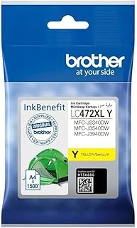 Brother Lc472Xly Yellow Sarı 1.500 Sayfa Kartuş Mfc-J2340-J3540-J3940 ürün görseli 1