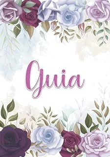 Independently Published Guia: Taccuino A5 | Nome Personalizzato Guia | Regalo Di Compleanno Per Moglie Mamma Sorella Figlia ... | Design: Decorazione Floreale | 120 Pagine A ... Formato A5 (14.8 X 21 ürün görseli 1