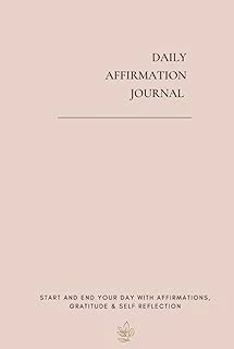 Daily Affirmation Journal: Start And End Your Day With Daily Affirmations, Gratitude & Self Reflection ürün görseli 1