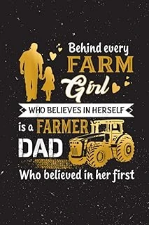 Independently Published Hexagonal Graph Paper Farmer Dad Farming Girl Believe Herself Quote ürün görseli 1