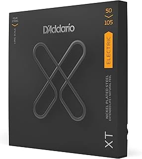 D'Addario Xtb50105, Xt Bas Gitar Telleri Nikel Kaplama Çelik, Orta, Uzun Ölçekli, 50-105 ürün görseli 1