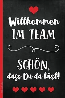 Schön Dass Du Da Bist: Willkommen Im Team Geschenk Ein Schönes Notizbuch A5 Liniert Für Notizen Zum Neuen Job Und Kollegen Die Kleinigkeit Für Den Arbeitsplatz Das Willkommensgeschenk Zur Begrüßung ürün görseli 1