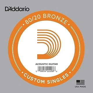 Daddario Bw023 Akustik Tek Tel, 80/20 Bronze Wound, 023, (Sol) Pa ürün görseli 1