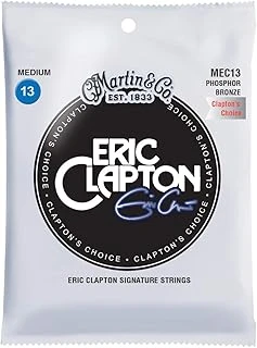 Martin Akustik Gitar Telleri, Eric Clapton'S Choice, Medium 13-56, 92/8 Fosfor Bronz (Mec13) ürün görseli 1
