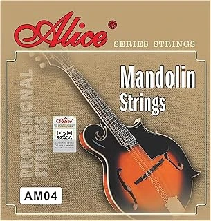 Alice 4 Telli Mandolin Teli, 010–034 Bakır Alaşımlı Sargı Pas Önleyici Kaplamalı Uzatılmış İp Ömrü ürün görseli 1