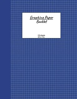 Graph Paper Booklet: This Graph Paper Booklet Has 110 Pages And A 5.5 Grid. This Grid Is Mainly Used To Plot Data. ürün görseli 1
