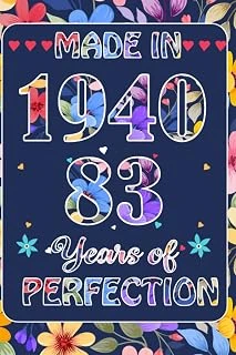 Made In 1940, 83 Rd Year Of Perfection: 83 Rd January Birthday Gifts For Women | Motivational Quotes | Happy Birthday | January Birthdays| ... Book| Personalized Birthday Gifts For Lovers ürün görseli 1