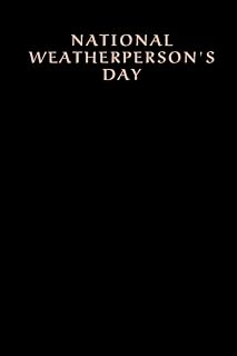 Independently Published Happy National Weatherperson'S Day: Special Event Gift, 100 Pages With Timeline, 6"X9", Matte ürün görseli 1