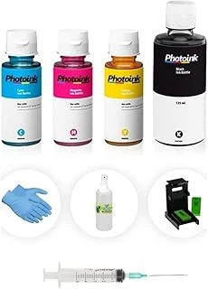 Photo Ink Deskjet 2600/2620/2630/2632/2633 304 Için Photoink Kartuş Dolum Seti 4 Renk ürün görseli 1