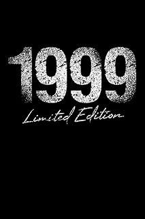 Limited Birthday Edition 1999 Born Year Grunge Line Art: Notebook - Funny Heart Line Birthday Gift, Gift Idea - A5 (6X9) - ... Note, Sketch, Planner, Birthday, ürün görseli 1