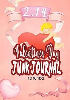 Valentines Day Junk Journal: Cut And Past Book | Valentines For Kids Classroom | Crafts For Love Day ürün görseli 1