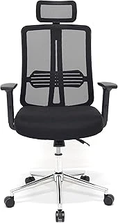 Zeon Büro Ofis Sistemleri // Black Krom Yönetici Koltuğu Ofis Çalışma Koltuğu ürün görseli 1