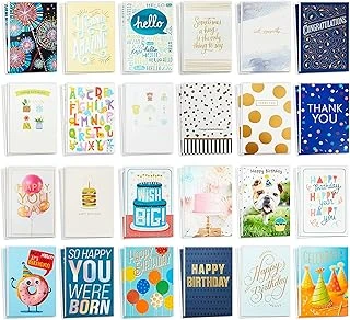 Hallmark Tüm Etkinlik Kartları Çeşitliliği—48 Zarflı Kart (Doğum Günü, Teşekkür, Tebrikler, Sempati, Bebek Duşu, Boş) ürün görseli 1