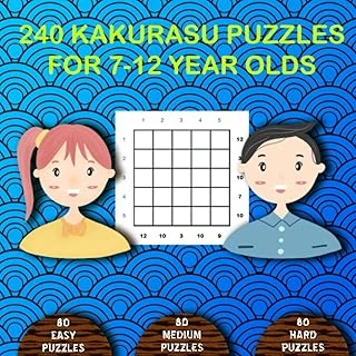 240 Kakurasu Puzzles For 7-12 Year Olds ürün görseli 1