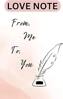 Love Note - From Me To You: Perfect Gift For Valentines Day, Birthday, Boyfriend, Girlfriend: Includes Love Coupons, Letter, Bucket List, Memories List ürün görseli 1