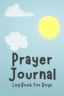 Prayer Journal: Prayer Journal For Kids | Guided Prayer Journal With Prompts | Help Develop A Prayer Life - Log Book For Boys - Sun And Clouds Cover ürün görseli 1