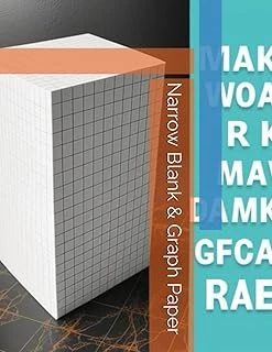 Independently Published Narrow Blank & Graph Paper ürün görseli 1