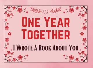 Independently Published One Year Together I Wrote A Book About You: A Special Personalized What I Love About Her, Him … Wife Husband - Sentimental Gift For Couples - Cute Alternative Greeting Card. ürün görseli 1