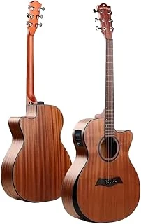 Maxword M450-Eq-50Amp Masif Ağaç 50W Amfili Elektro Akustik Gitar Seti Üst Segment ürün görseli 1