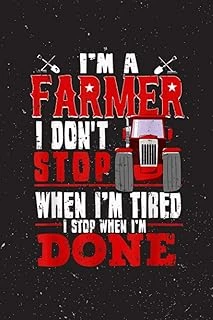 Independently Published Hexagonal Graph Paper Funny Farming Quote For Hard-Working Farmer With A Tractor ürün görseli 1