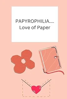 Papyrophilia Love Of Paper: Love Of Paper, Papyrophilia, Papyrophiliac, 6 X 9" Hardcover, 120 Pages ürün görseli 1