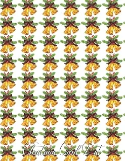 Independently Published Christmas Card Lists: Holiday Cards Tracker Send And Receive Mailings For Organizer Record Book With Personal Logbook Suitable Size (Christmas Card Organizer) ürün görseli 1