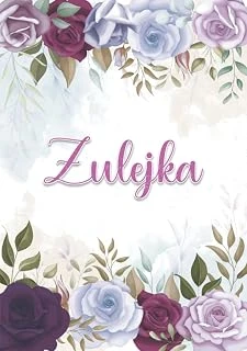 Zulejka: Taccuino A5 | Nome Personalizzato Zulejka | Regalo Di Compleanno Per Moglie Mamma Sorella Figlia ... | Design: Decorazione Floreale | 120 ... Formato A5 (14.8 X 21 Cm) (Italian Edition) ürün görseli 1