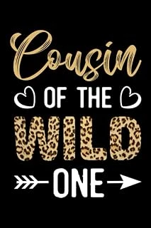 Independently Published Cousin Of The Wild One: Matching Birthday, 1St Birthday Party Gifts: Matching Birthday With Lined And Blank Pages For Writing And Drawing ürün görseli 1
