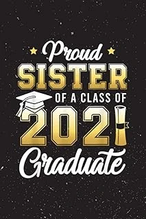 Hexagonal Graph Paper - Proud Sister Of A Class Of 2021 Graduate ürün görseli 1
