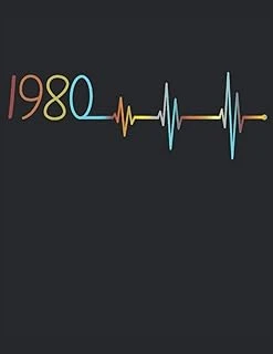 101 Mandalas - Malbuch Ekg Herzschlag Jahrgang 1980 Baujahr Heartbeat: Lustiges Geburtstag Frequenz - A4 (8,5X11) - 101 Seiten - ... - Entspannen - Anti Stress - Zum Ausmalen ürün görseli 1