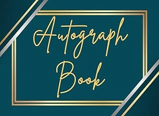 Independently Published Autograph Book: Collect Autographs And Happy Memories For Adults & Kids - Personalized Keepsake Signatures For Album Memories - Great Gift For ... … - Cute Alternative Greetin ürün görseli 1