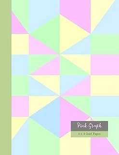 Independently Published Colored Graph Paper: Pink Paper Math Notebook | 4X4 Squares Per Inch Grid For Applied Mathematical & Science Projects | Back-To-School Students ürün görseli 1