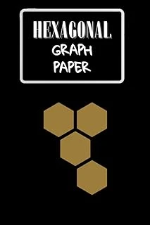 Hexagonal Graph Paper: Large Line Drawn Hexagon Shapes For Creative Crafts, Quilting, Design, Drawing ürün görseli 1