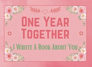 Independently Published One Year Together I Wrote A Book About You: A Special Personalized What I Love About Her, Him … Wife Husband - Sentimental Gift For Couples - Cute Alternative Greeting Card. ürün görseli 1