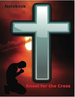 Stand For The Flag And Kneel For The Cross Notebook ürün görseli 1