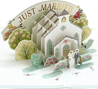 Hallmark Signature Paper Wonder Pop Up Düğün Kartı (Happy Wedding Day) ürün görseli 1